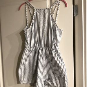 Open back romper - size S